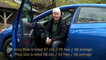 2017 Hyundai Ioniq Electric and Hybrid Blue Car Review