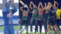SL vs Bangladesh 6th T20I : Akila Dananjaya stirred controversy after dismissing Shakib Al Hasan