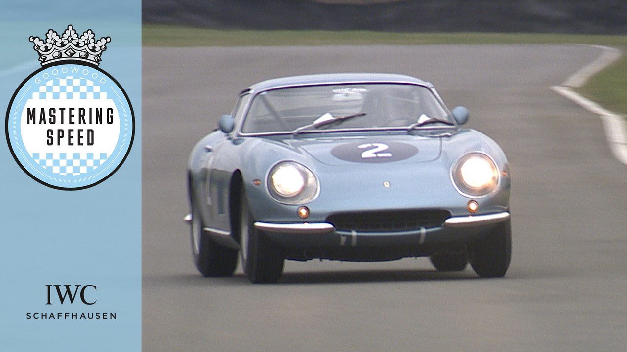 Stunning sliding Ferrari 275 GTB/C