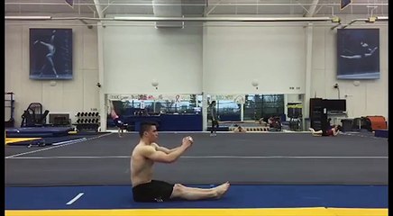 Backflip en départ assis