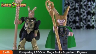 Comparing LEGO vs. Mega Bloks Superhero Figures