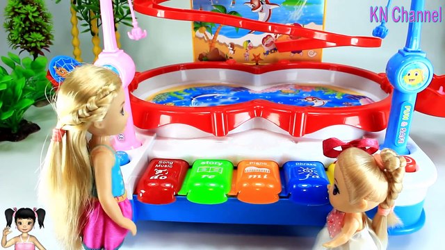 [ALIBABA KIDS] - ĐỒ CHƠI CÂU CÁ VÀ XIẾC CÁ HEO VUI NHỘN CÙNG BÚP BÊ