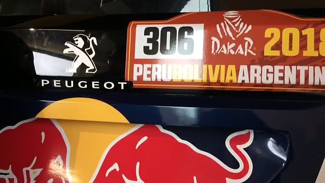 Stéphane Peterhansel en visite à Tournai