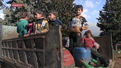 Teröristlerin zorla götürdüğü Afrin'den kaçmayı başardılar