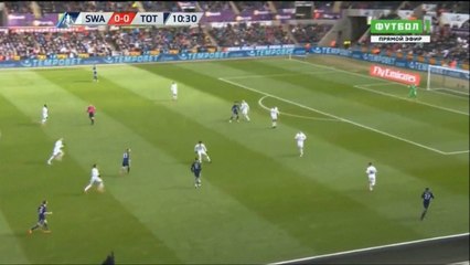 Christian Eriksen Goal vs Swansea (0-1)