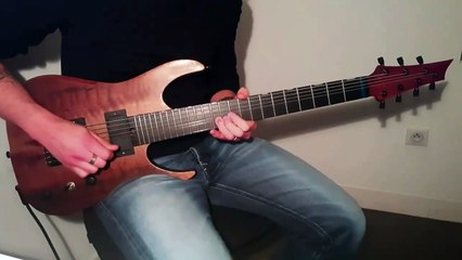 Julien Lamarre playing his Hufschmid 7 string 'Tantalum' !
