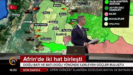 Hatay- Azez cephesi birleşti