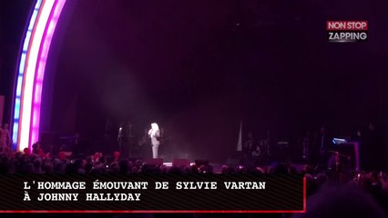 Johnny Hallyday : Sylvie Vartan lui rend un émouvant hommage en concert (Vidéo)