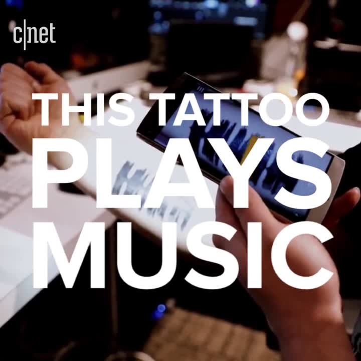 This Tattoo Plays Music