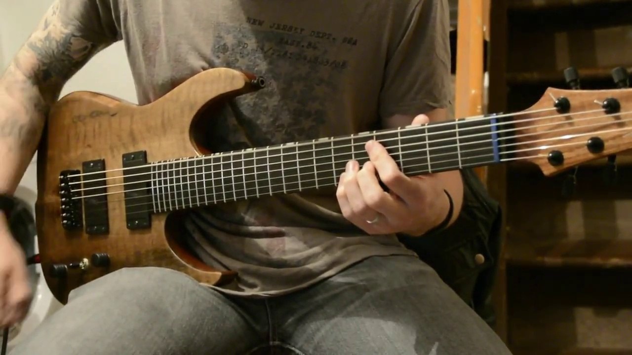 Julien Lamarre playing some Hufschmid guitars !