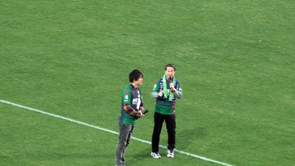ガイナーレ鳥取　ホーム開幕戦　平井伸治鳥取県知事挨拶
