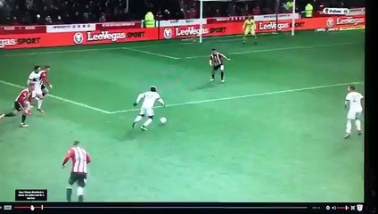Adama Traore GOAL | Brentford 0 - 1 Middlesbrough   - EFL Championship