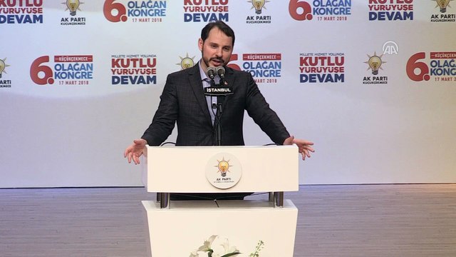 AK Parti Küçükçekmece 6. Olağan Kongresi - Enerji ve Tabii Kaynaklar Bakanı Albayrak (1) - İSTANBUL