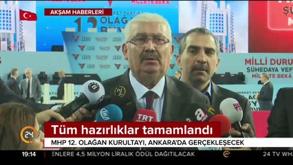 MHP kurultaya hazır