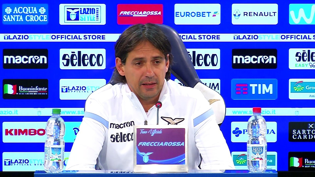 VIDEO / CONFERENZA SIMONE INZAGHI PRE LAZIO-BOLOGNA, ASCOLTA LE SUE PAROLE
