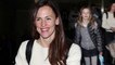 Beaming Jennifer Garner cuts a casual figure as she touches down in Los Angeles with daughter Violet, 12 ... amid claims ex Ben Affleck wants to salvage their marriage.