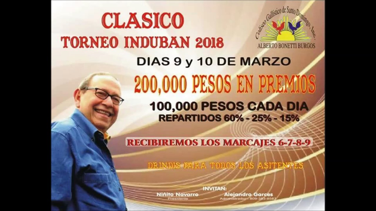 2da. Parte Programa del 12 de Marzo 2018 con Resumen Torneo INDUBAN 2018  Por TECNODEPORTES.