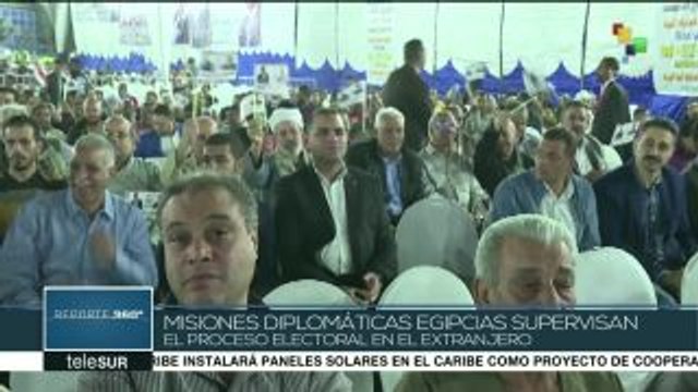 Egipcios en el extranjero participan en jornada de votación