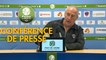 Conférence de presse Clermont Foot - AS Nancy Lorraine (2-0) : Pascal GASTIEN (CF63) - Patrick GABRIEL (ASNL) - 2017/2018