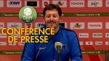 Conférence de presse Valenciennes FC - Paris FC (2-4) : Réginald RAY (VAFC) - Fabien MERCADAL (PFC) - 2017/2018