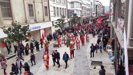 Ordu'da Afrin'de Ki Mehmetçiğe Destek Yürüyüşü-Hd