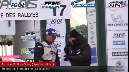 Rallye du Touquet  Pas -de-Calais 2018 - Podium final