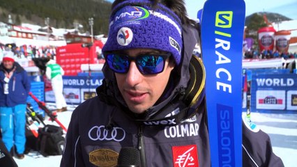 Victor Muffat Jeandet revient sur sa superbe 3e place sur le Slalom Géant de Are (Suede) - Crédit Vidéo FFS / Eurosport