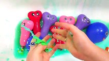 Шарики с водой Учим цвета Развивающее видео Детям Поем песню Семья пальчиков Лопаем Воздушные шарики