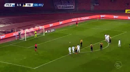 Guillaume Hoarau Goal - Zurich 1-2 Young Boys 17-03-2018