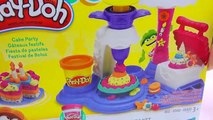 My Little Pony Pinkie Pie Makes Treats for MLP with Cake Party Playdoh Maker Playset