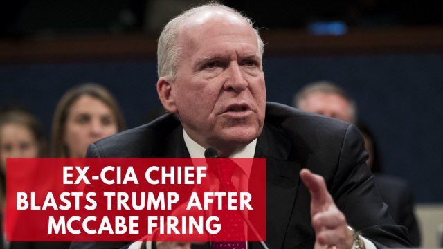 Ex-CIA chief blasts trump after McCabe firing