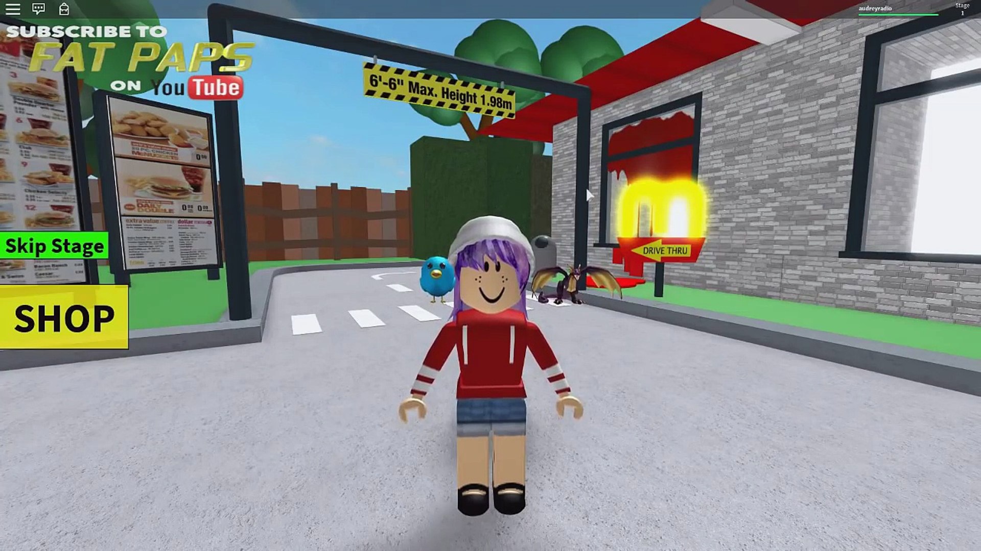 Roblox Lets Play Escape The Fast Food Place Obby Radiojh Games 影片 Dailymotion - obby t shirt roblox