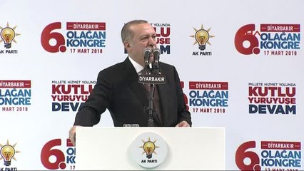 Diyarbakır-Cumhurbaşkanı Erdoğan AK Parti İl Kongresi'nde Konuştu-4