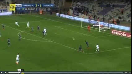 Bakary Kone Goal - Toulouse vs Strasbourg  2-2  17.03.2018 (HD)