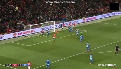 Goal Matic N. (2-0) Manchester United vs Brighton