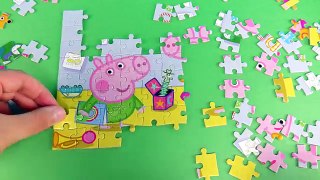 Peppa Pig Puzzles Compilation video for kids