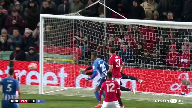 Manchester United vs Brighton & Hove Albion 2-0 Highlights 17.03.2018