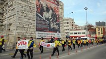 57 gönüllüden 57'nci Alay yürüyüşü - ÇANAKKALE