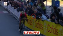 Quand Nibali dégomme un téléphone - Cyclisme - Milan San Remo