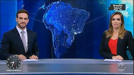 Inicio e encerramento do SBT Brasil (17/03/18) com Daniel Adjuto e Karyn Bravo (Sábado)