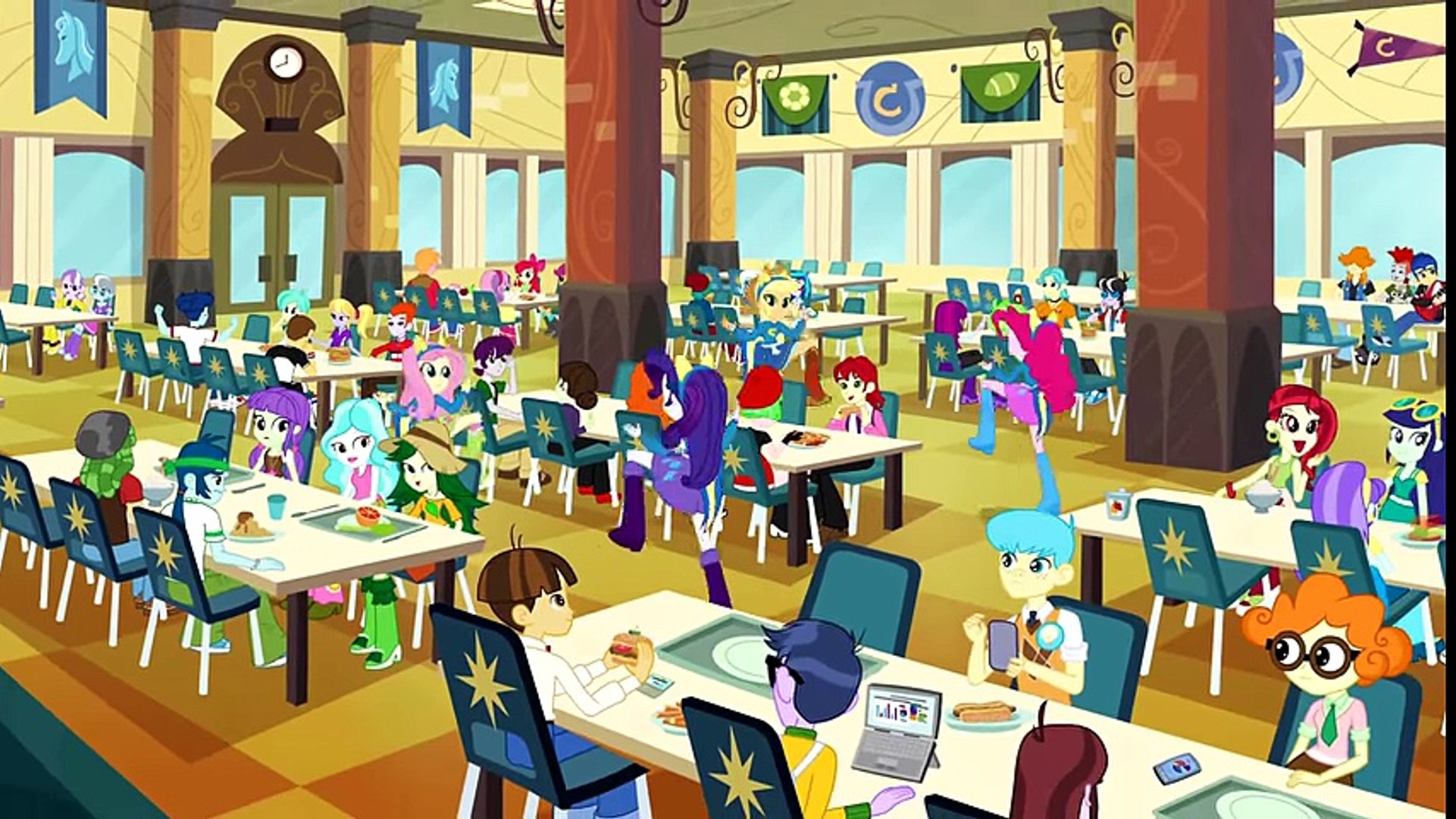 Cafeteria Song (Helping Twilight Win The Crown) - MLP- Equestria Girls -  YouTube - video Dailymotion