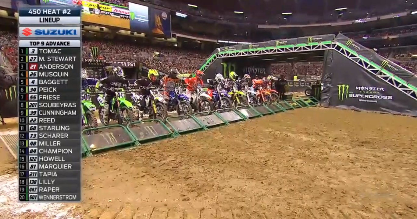 450 Heat #2 Monster Energy AMA Supercross St. Louis 2018