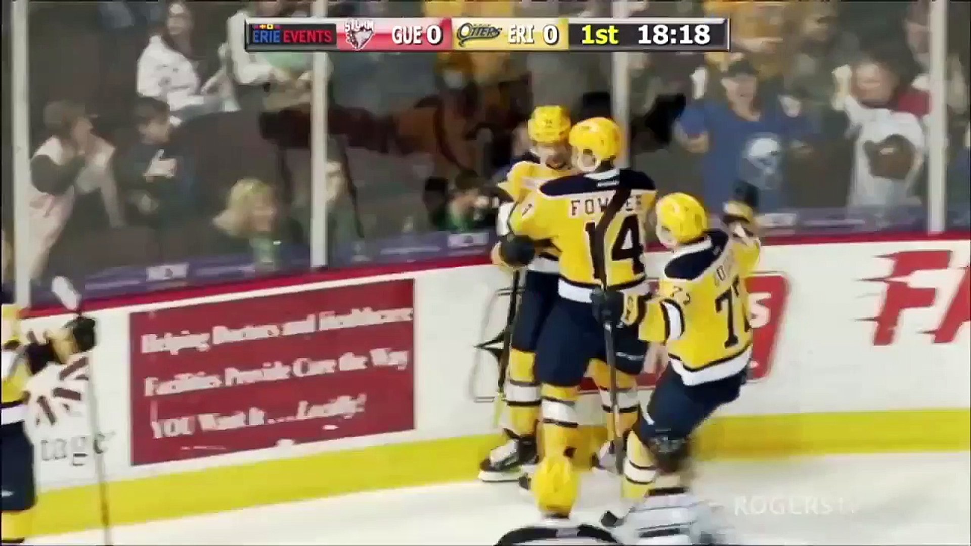 ⁣OHL Guelph Storm 4 at Erie Otters 6