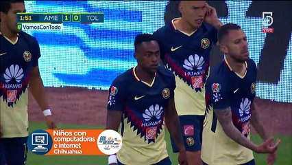 Renato Ibarra Goal ~ Club América vs Toluca 1-0