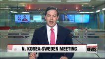 FMs of Sweden, N. Korea discuss 