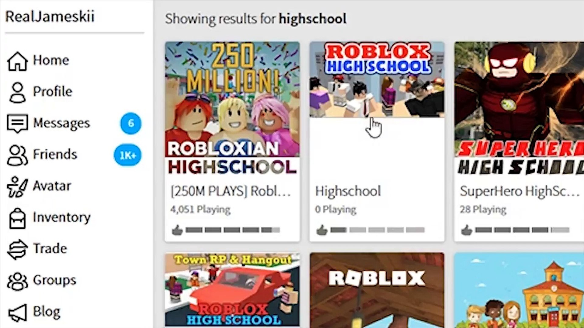 Roblox High School Discord