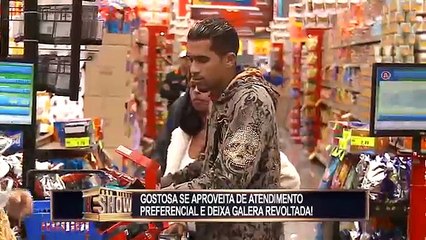 Gata pretends to be old enough to fuck in line and makes everyone angry