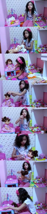 Cuidando da minha Baby alive Sophia Rotina da manhã