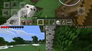 Моё первое выживание в Minecraft PE 0.14.0 APK!!!Lets Play в Minecraft PE #1!!!Ведьма атакует!