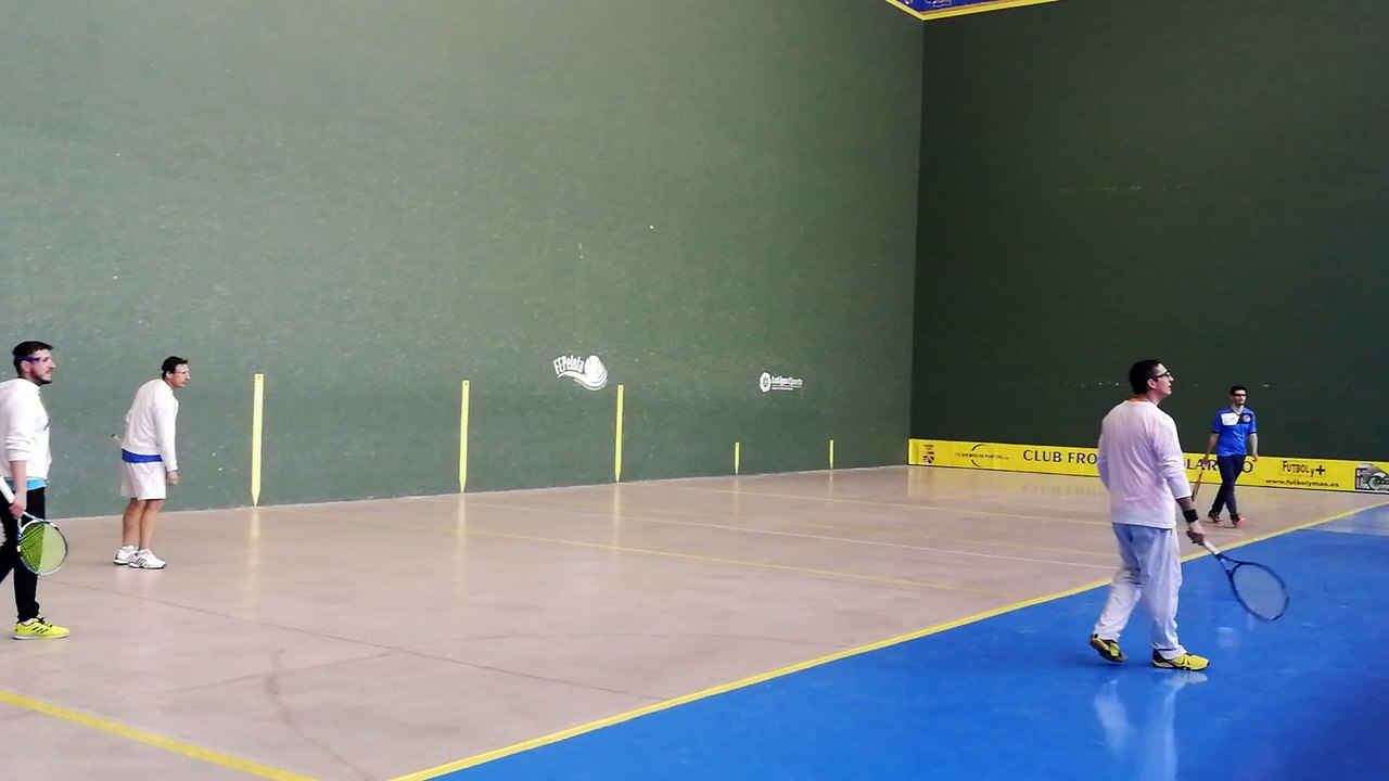 Frontenis honor 2ª partida Molareño vs Colmenar 1er set